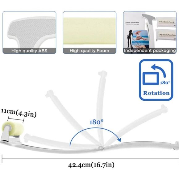 Back Lotion Applicator Tool for both Men and Women - Picture 7 of 10